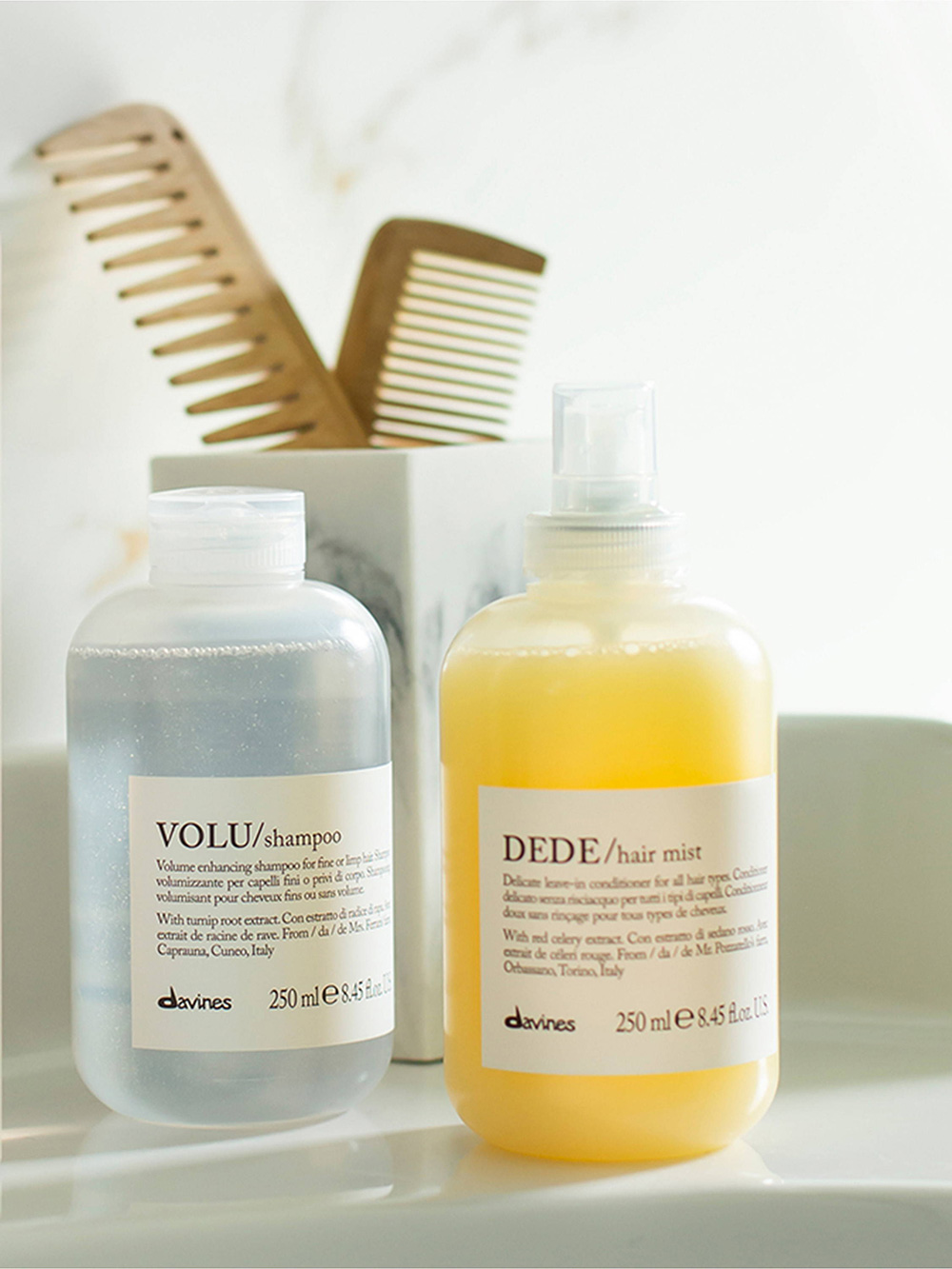 Productos davines para cabello seco